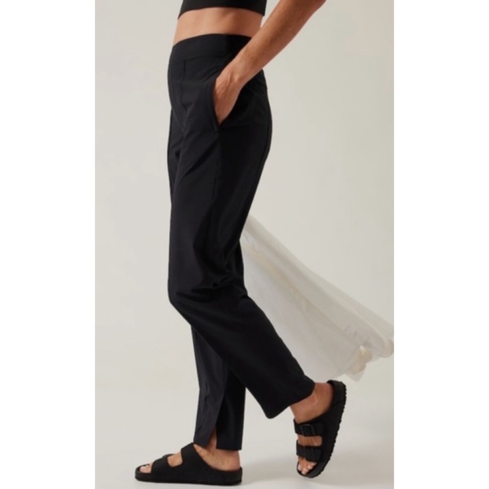 NWT Athleta Vienna Slim Brooklyn Heights Pant Black Size 0 - Picture 2 of 9
